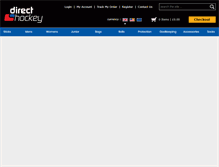 Tablet Screenshot of directhockey.co.uk
